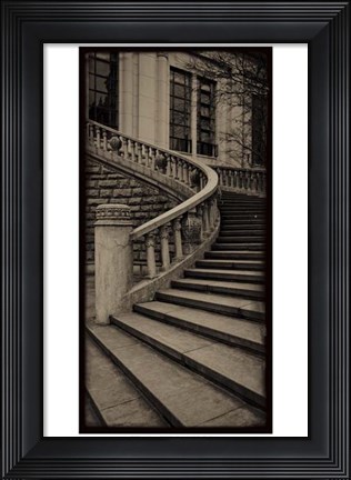Framed Sepia Architecture III Print