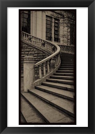 Framed Sepia Architecture III Print