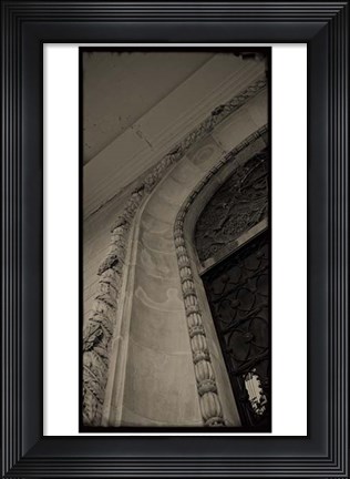 Framed Sepia Architecture IV Print
