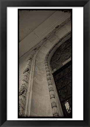 Framed Sepia Architecture IV Print