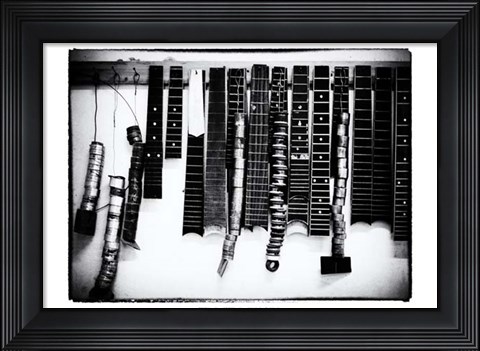 Framed Guitar Factory I Print