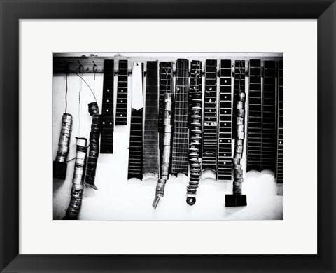 Framed Guitar Factory I Print