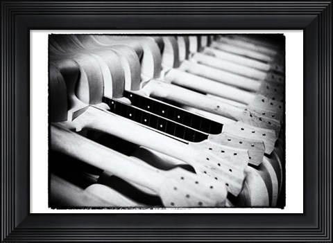 Framed Guitar Factory II Print