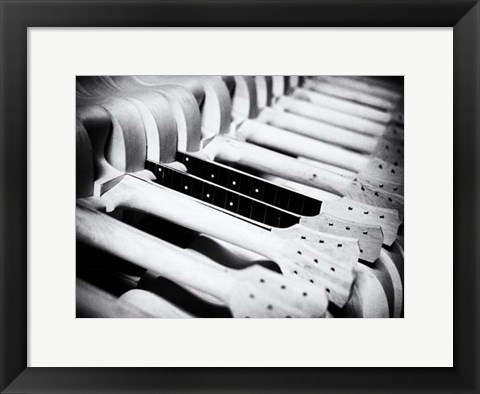 Framed Guitar Factory II Print