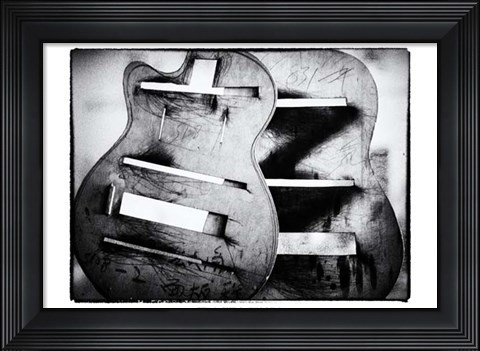 Framed Guitar Factory IV Print