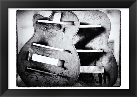 Framed Guitar Factory IV Print