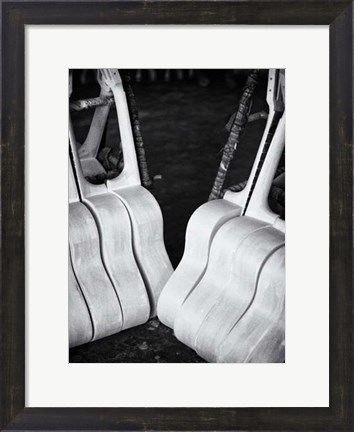 Framed Guitar Factory VI Print