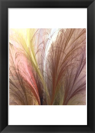 Framed Fountain Grass II Print