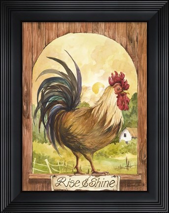 Framed Rise N Shine Print