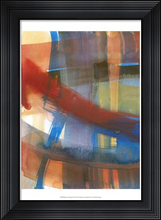 Framed Rainbow Reorganized I Print