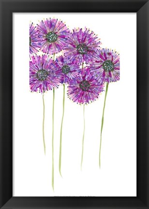 Framed Pinwheels II Print