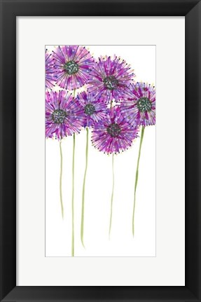 Framed Pinwheels II Print