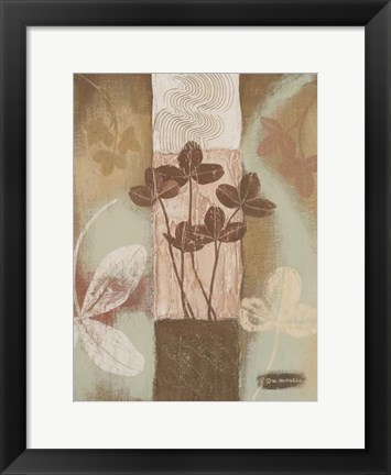 Framed Spa Silhouette II Print