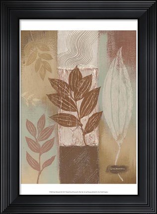 Framed Spa Silhouette III Print