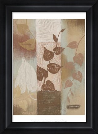 Framed Spa Silhouette IV Print