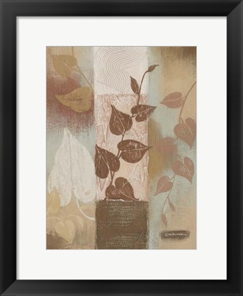 Framed Spa Silhouette IV Print