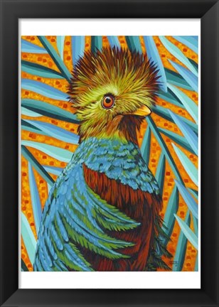 Framed Bird in the Tropics I Print