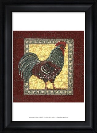 Framed Chic Brown Print