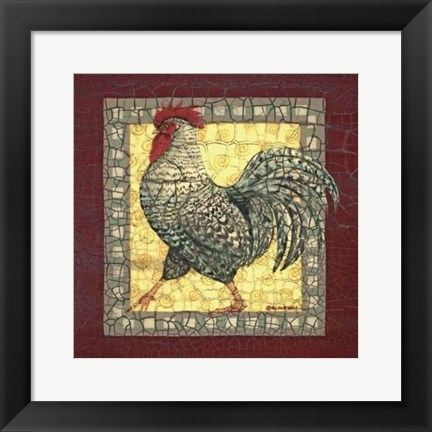 Framed Chic Pigeon Print