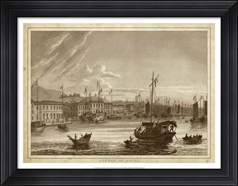 Framed Canton in China Print