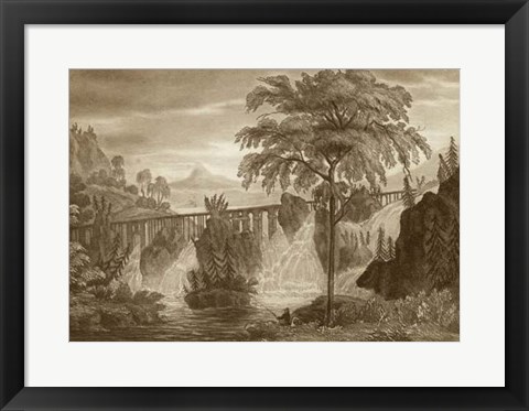 Framed Road of Pillars Print