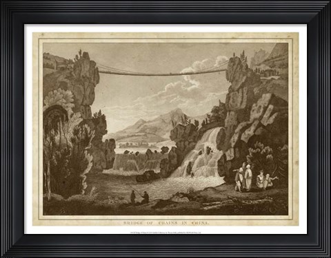 Framed Bridge of Chains Print