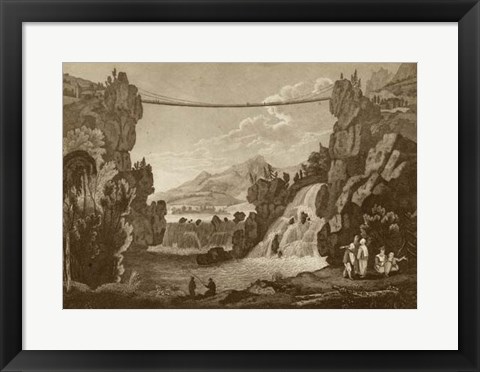 Framed Bridge of Chains Print