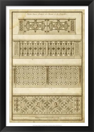 Framed Vintage Gate Design II Print