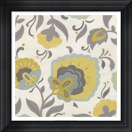 Framed Bohemian Garden II Print