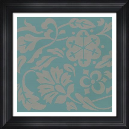 Framed Ginter Sea I Print