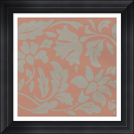 Framed Ginter Coral I Print