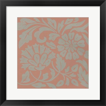 Framed Ginter Coral II Print