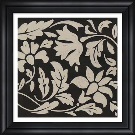 Framed Ginter Charcoal III Print