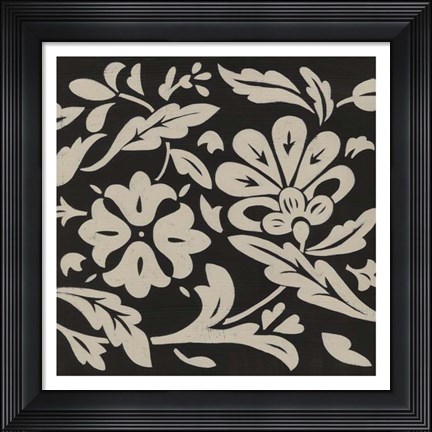 Framed Ginter Charcoal IV Print