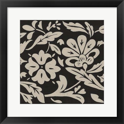 Framed Ginter Charcoal IV Print