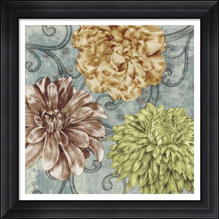 Framed Flower Fetti I Print