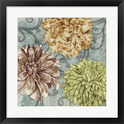 Framed Flower Fetti I Print