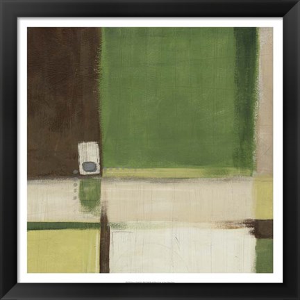 Framed Green Field II Print