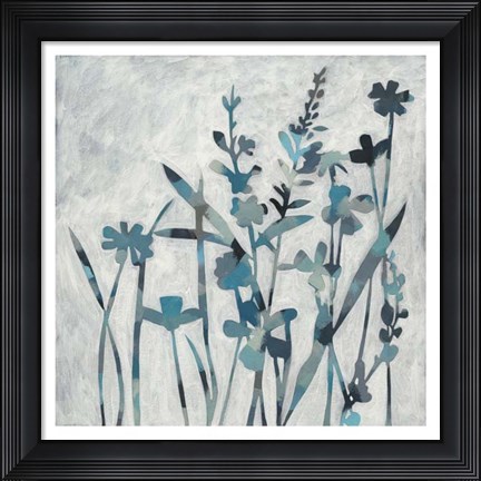 Framed Twilight Garden I Print