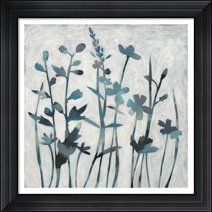 Framed Twilight Garden II Print