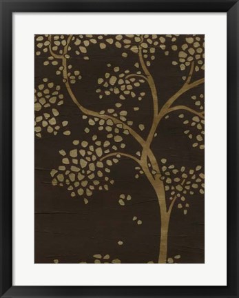 Framed Gilded Bough I Print