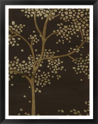 Framed Gilded Bough II Print