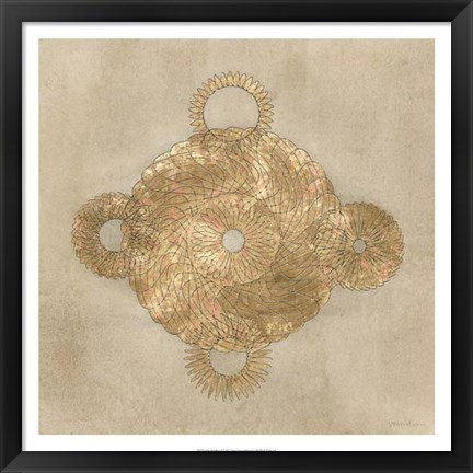 Framed Solar Medallion II Print