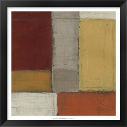Framed Red Sector I Print