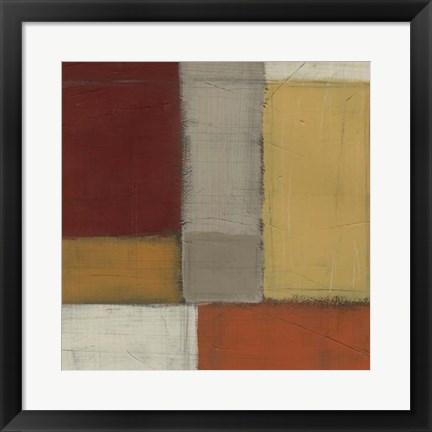 Framed Red Sector I Print
