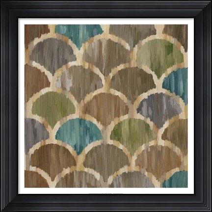 Framed Ikat Symmetry I Print