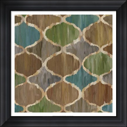 Framed Ikat Symmetry IV Print