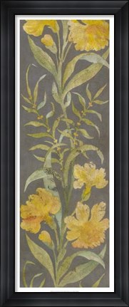 Framed June Floral Panel I Print