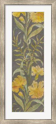 Framed June Floral Panel I Print