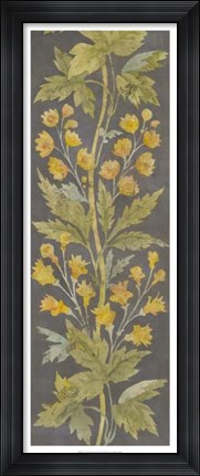 Framed June Floral Panel II Print